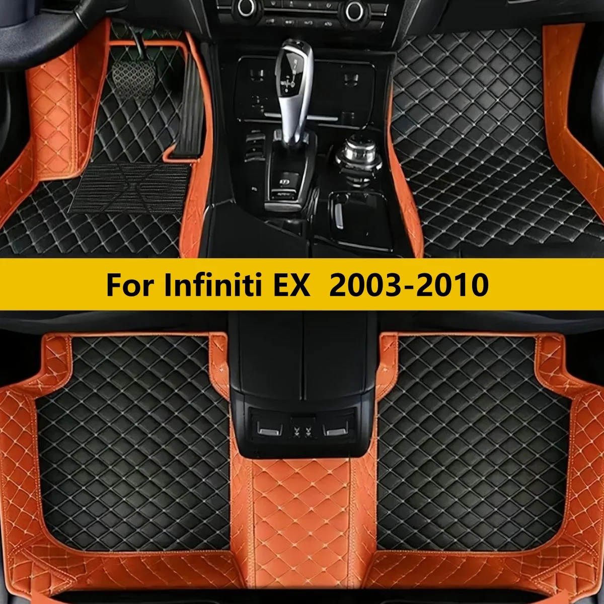 

Автомобильные коврики на заказ для Infiniti EX 2003-2010 годов выпуска, всепогодные, водонепроницаемые.
