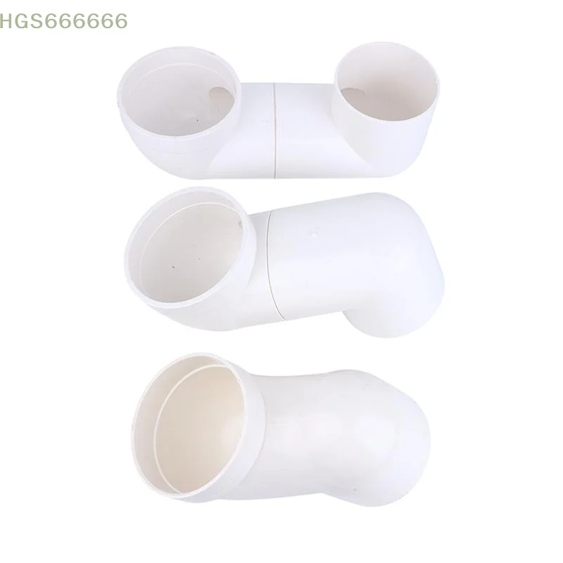

110MM Quick-Install WC Nozzle Toilet Connection Pipe Adapter with Offset Design
