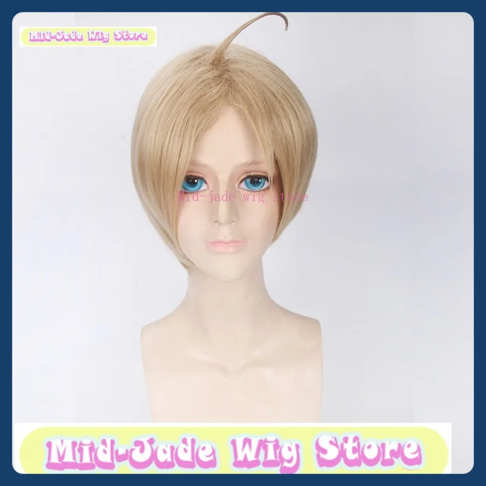 Tienda de pelucas de jade medio, peluca de Cosplay negra de Talia Alfred, juego de Anime, accesorios de disfraz de Halloween, pelo sintético