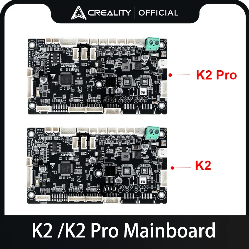 Creality Original K2/K2 Pro carte mère remplacer la carte mère 32 bits pour K2/K2 Plus accessoires d'imprimante 3D