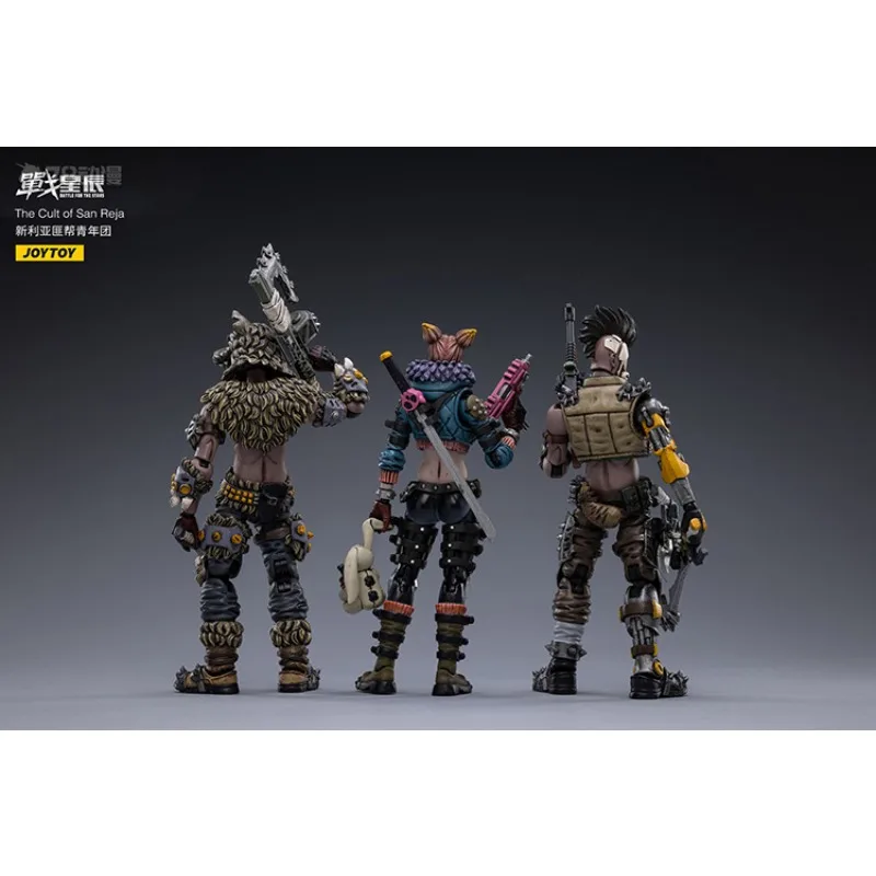 JOYTOY Oryginalny żołnierz JOYTOY Battlestar Series New Lia Bandit Youth League i New Lia Gang - Model gotowego produktu motocyklowego