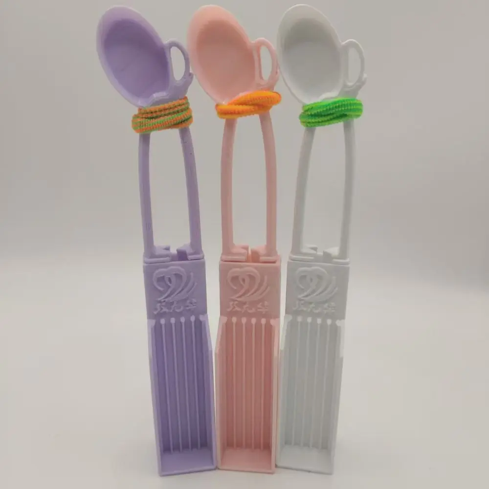 Creative Diamond Clips Pen Tray Kits Double Needle Handheld Padding Bean Pen Bean Shovel DIY Rhinestone Painting Separator