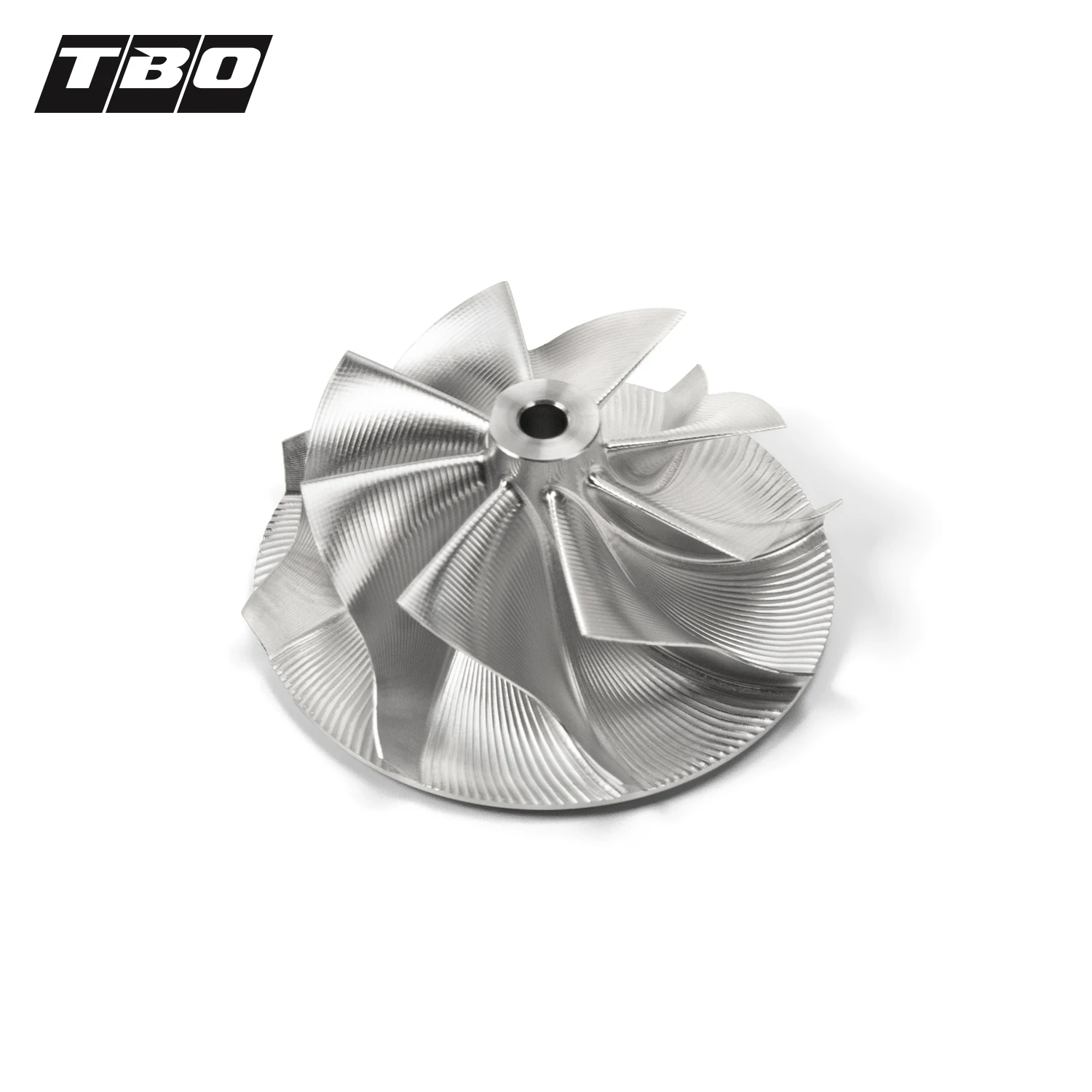 

K Series Turbo Billet Forged Compressor Wheel Billet 46x56mm 8+0 Forward Rotation 5-AXIS CNC Machine