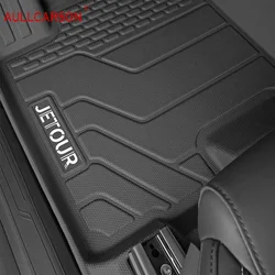 Car Floor Mats For Jetour T2 Traveler 2023 2024 TPE Single Layer Foot Pads Salon Carpet Full Cover Interior Accessories