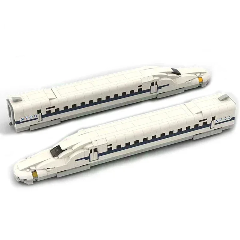 

Технические Moc Bricks Модель автомобиля Shinkansen N700 Bullet Train Модульные строительные блоки Подарки Игрушки для детей Наборы для самостоятельной сборки
