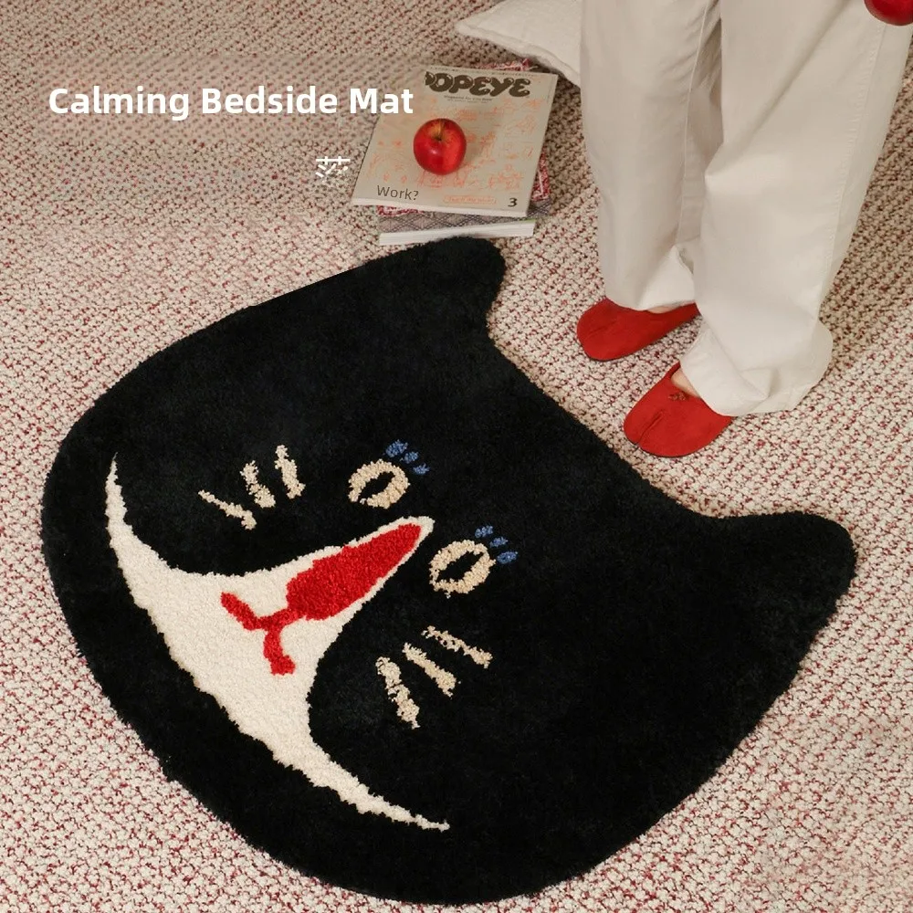 Cartoon  Shaped Anti-Slip Carpet Machine Washable Living Room Bedroom Children's Room Floor Mat Soft Plush Home Decor Rug
