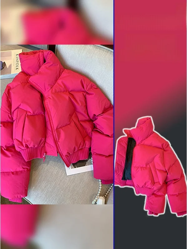 

plus Size Warmth Thiened ort Coat Korean Sle Stand Collar Waist Cinching Outerwear for plus Size Women Winter New Arrival