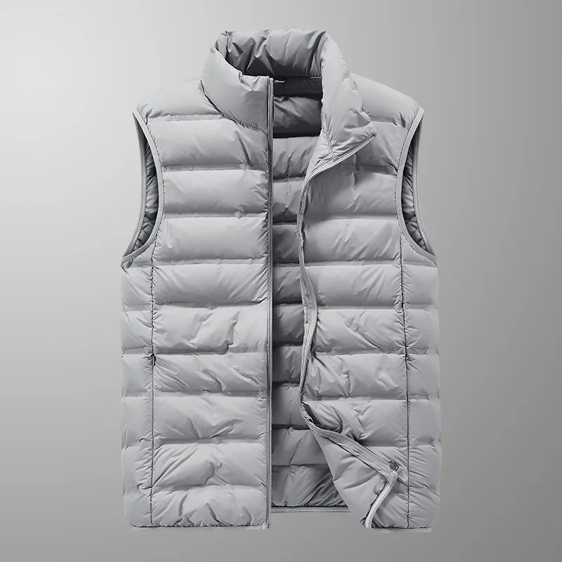 

New Autumn And Winter Light Down Cotton Clothes Men's Sleeveless Winter Light Warm Vest
