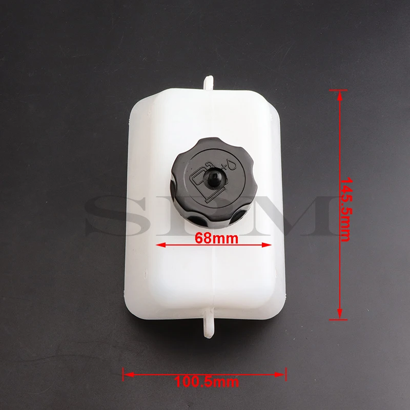 1l weißer Kunststoff Motorrad Benzin Kraftstoff tank für Mini Motor Dirt Bike Dirtbike Filter Motorräder Zubehör