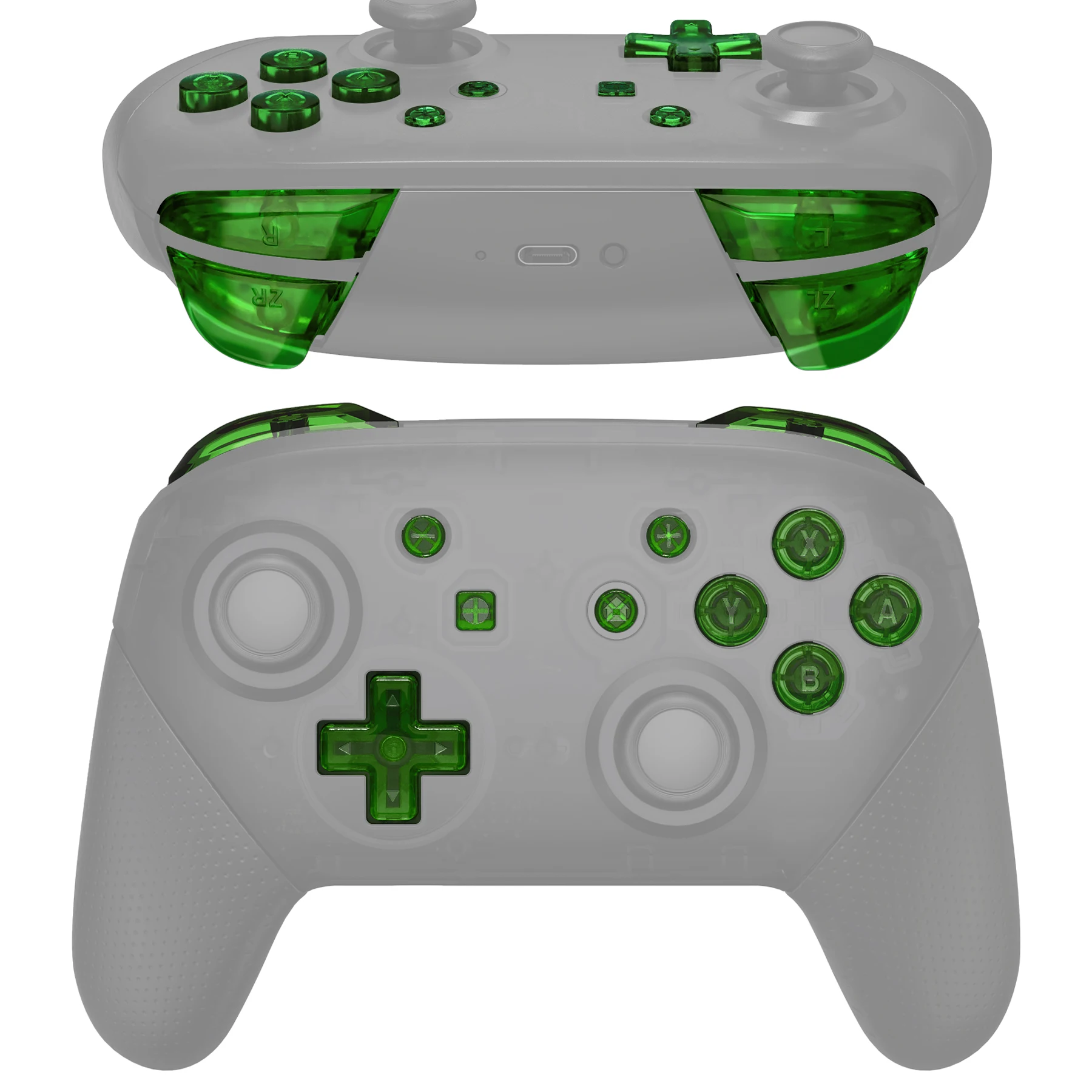 eXtremeRate DIY Zamiennik Pełny zestaw przycisków Naprawa ABXY D-pad ZR ZL L R Klucze z narzędziami do kontrolera NS Switch Pro — zdjęcie produktu 6