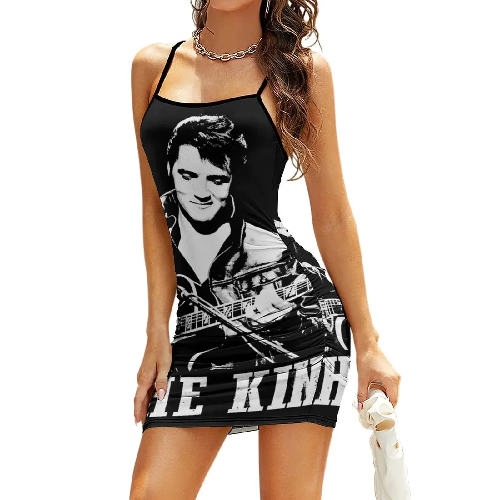 

Classic The King of Rock and Roll Essential Sling Dress Women's summer dress Prom gown dresses for woman Dance dresses Dress