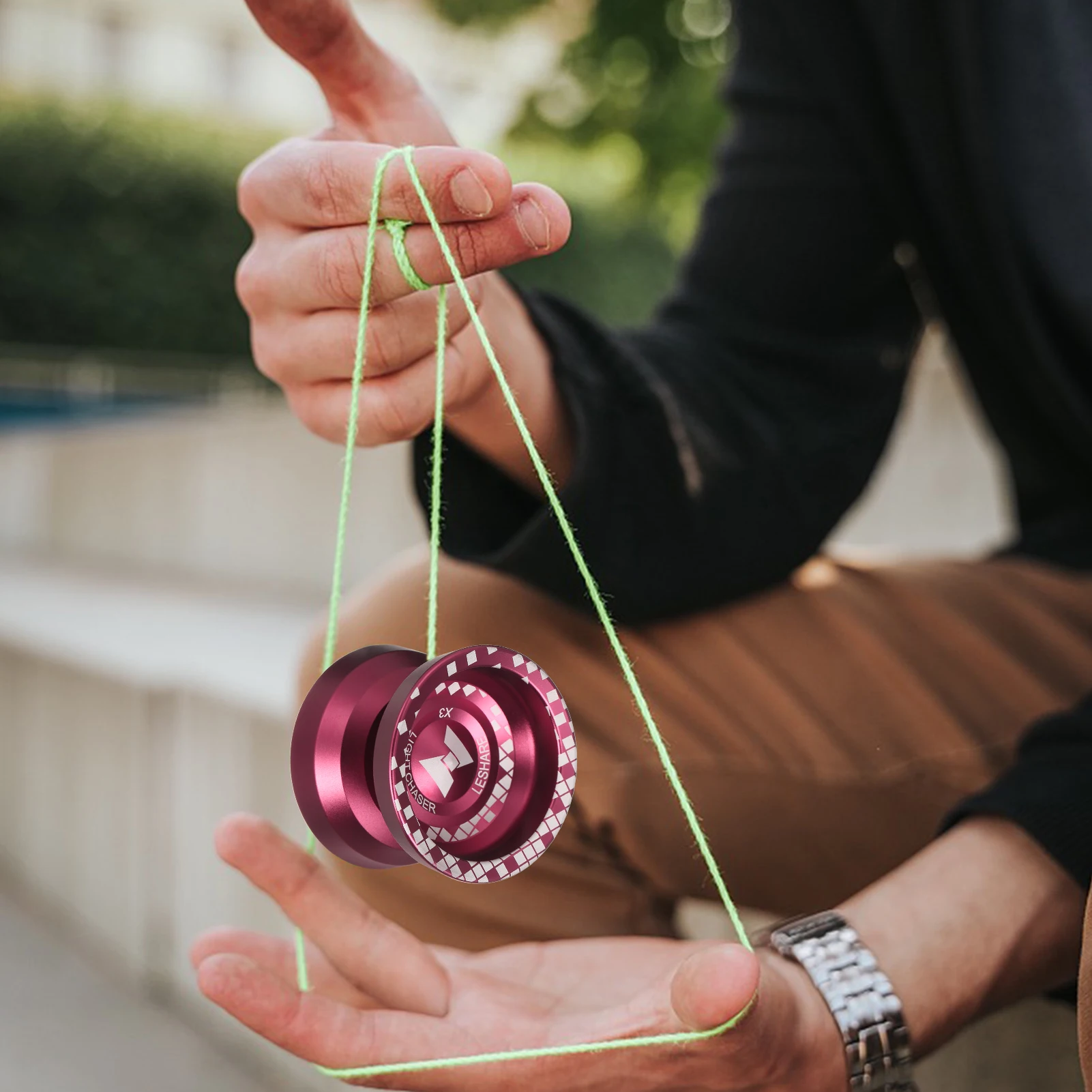 Professional Yoyoball Aluminum Alloy Responsive Yoyoball with Unresponsive Bearing  Beginners Unresponsive YoYo