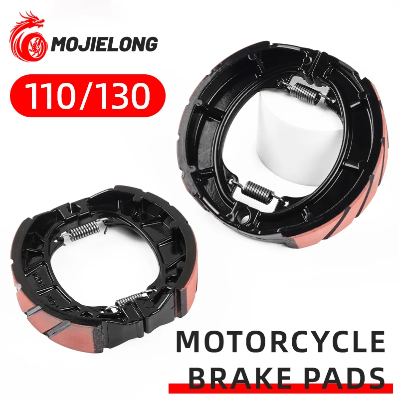 

Brake pad 110 inner diameter pedal, car brake shoe, motorcycle 130 universal front and rear braking shoe GS125/GN125 accessory