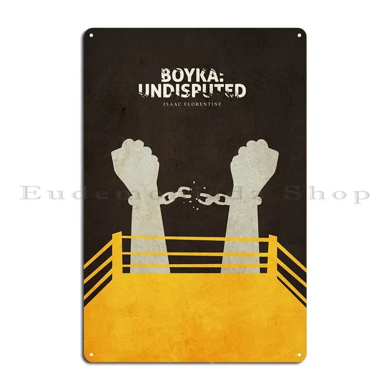 لافتة Boyka المعدنية لإنشاء لوحات تزيين السينما المطبوعة ملصق تسجيل القصدير #2