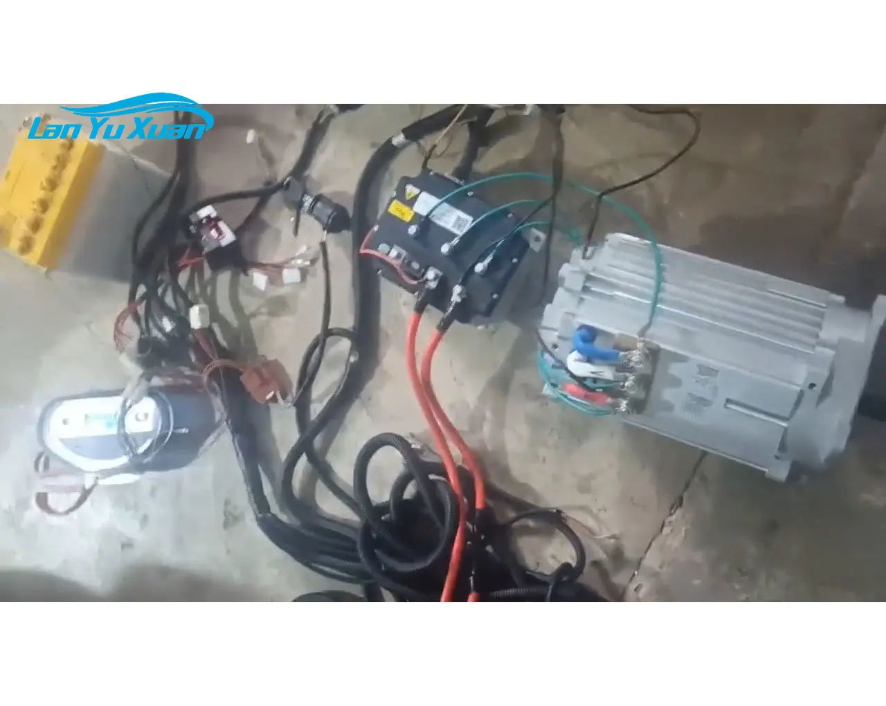 

72v 5kw electric vehicle ac motor controller conversion kit /Asynchronous ac motor controller and gearbox for electric vehicle