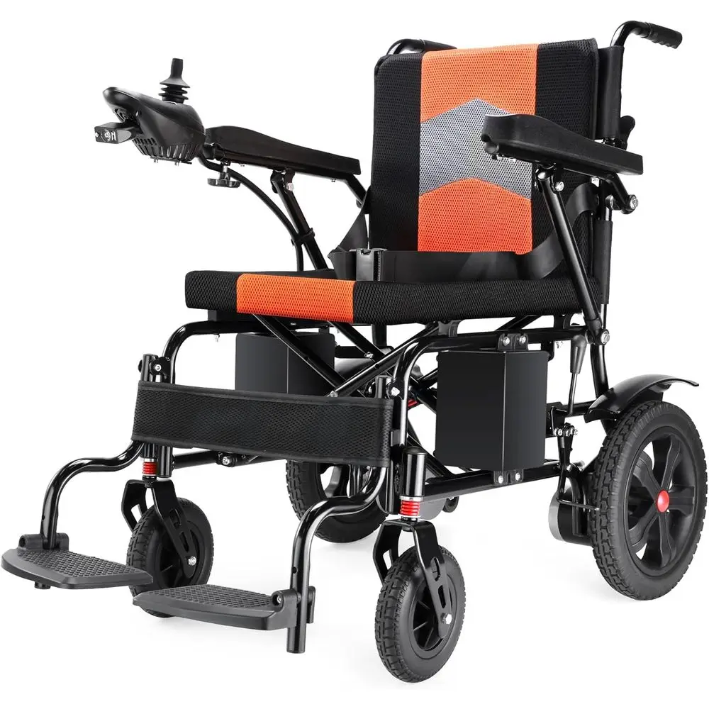 

Lightweight 19 Wide Seat Electric Wheelchair for Adults & Seniors, 330 lbs Capacity, All-Terrain Mobility Solution