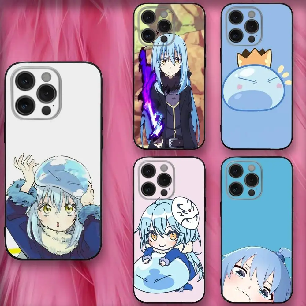 

R-Rimurus T-Tempest Slimes Phone Case For iPhone 16,se4,15,14,13,12,11,Pro,X,XS,Max,XR,Plus,Mini Soft Black Cover
