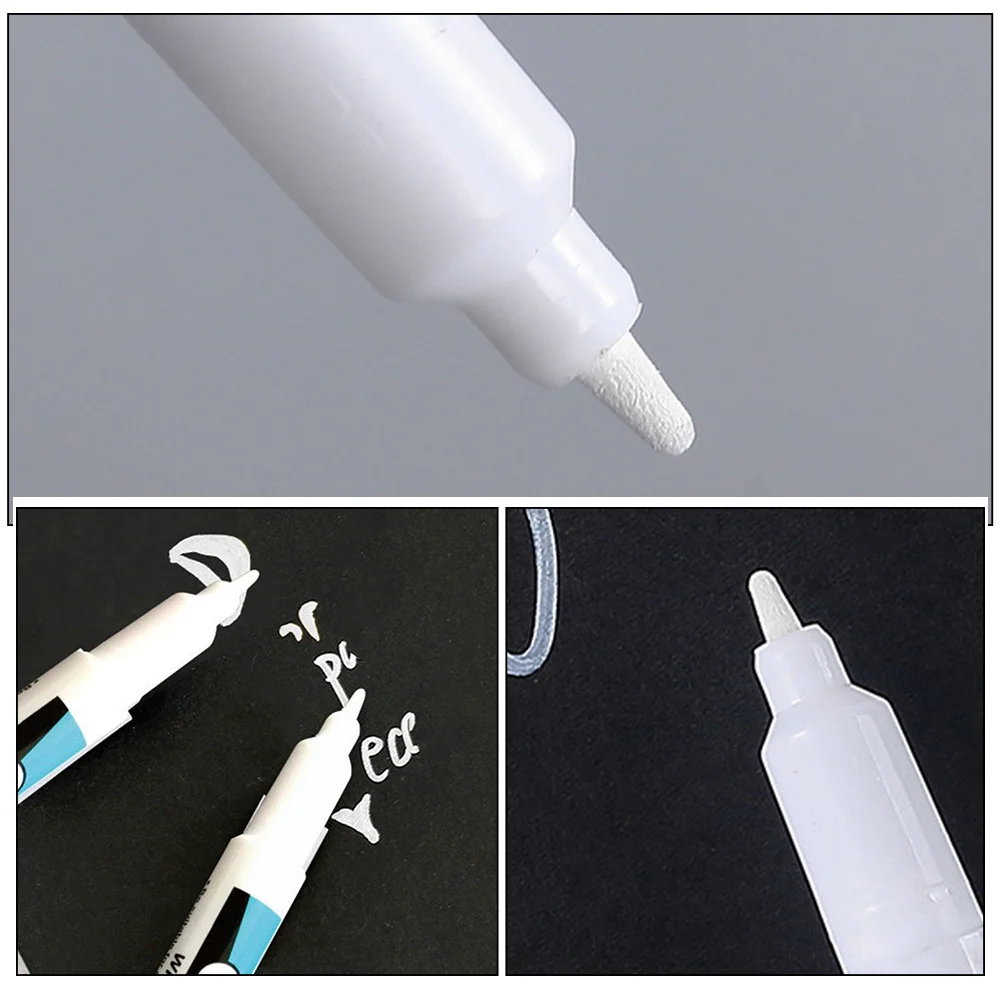 10Pcs Versatile Permanent Marker Clear Visible Ink Long-Lasting Lifespan Portable Design Carpenter Pen Deep Hole Marking