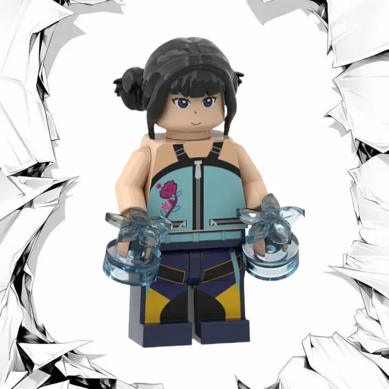 8 SZT. Kpop Demon Hunters Mini Figurki Akcji Klocki Konstrukcyjne Zabawki Dekoracje na Biurko Kolekcja Figurki Zabawki Prezent na Boże Narodzenie