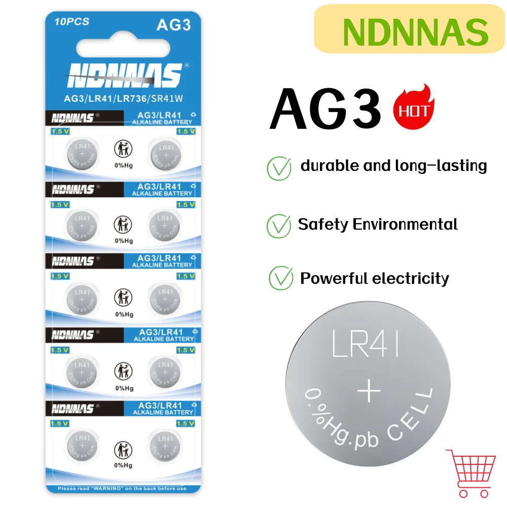 4-80PCS AG3 LR41 Batteries Thermometers Watches Small Toys and More 1.5 Volt Button Cell for Watch LED Toy Remote