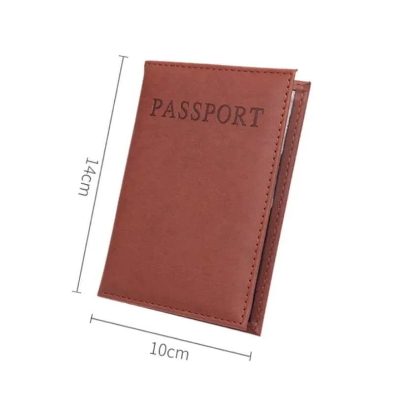 PU Leather Passport Cover Case Travel Passport Holder with ID Credit Card Slot Passport Protector Sleeve Orginizer Document