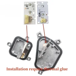 White 63117428792 Angel Eye DRL Board For 2017 2018 2019 BMW X1 F48 LED Headlight DRL Daytime Running Light Module 63117428791