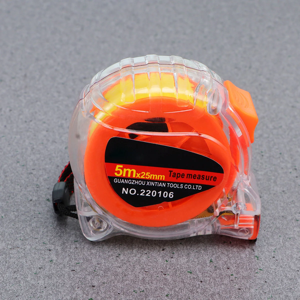 

10m Retractable Tape Measure Anti-Drop Transparent Plastic Case Tape for Construction Carpentry Precise Measurement