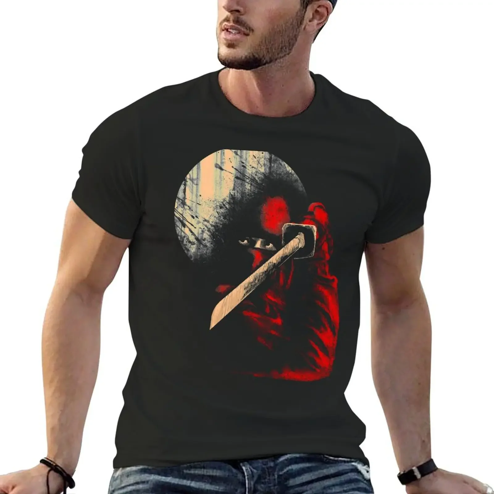 

Midnight Ninja T-Shirt blue archive vintage graphic tee t shirts men