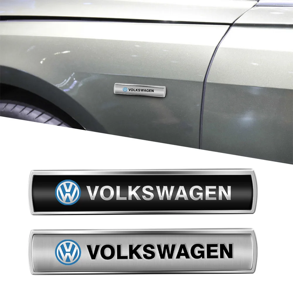 3D Metal Car Emblem Tail Trunk Body Stickers Decoration Auto Refit Accessories For Volkswagen VW GTI Golf Passat Polo Touran GTD