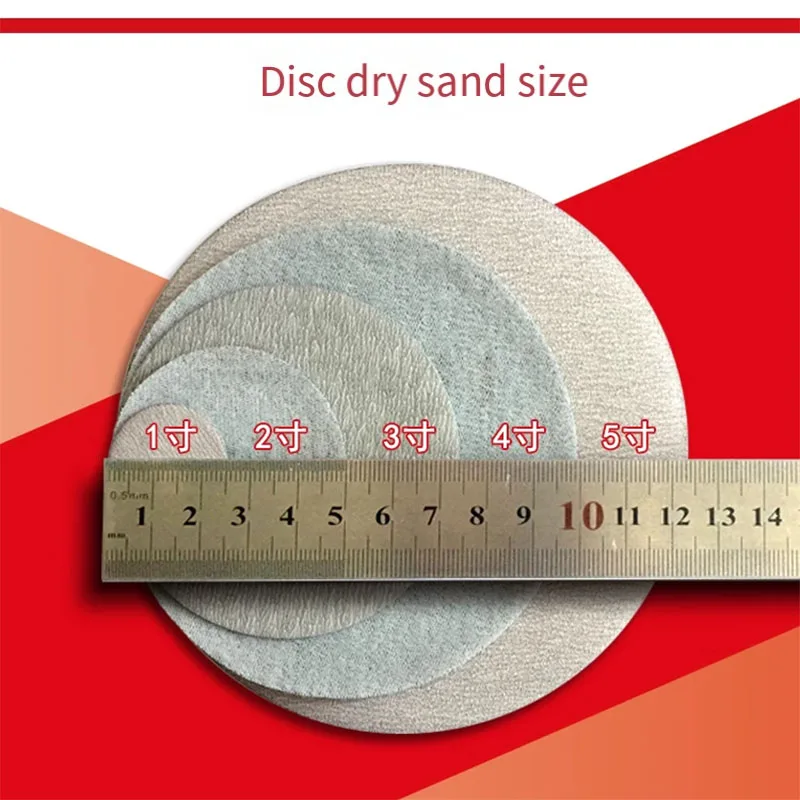 

15~50PCS 5Inch 125mm Sanding Discs Hook & Loop White Dry Grinding Sandpaper 60 80 100 120 to 1200 Grit for Polishing Grinding