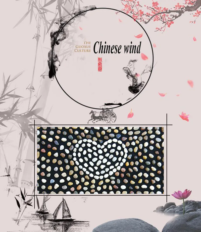 HANRIVER 40*70 سم تدليك الحصى تدليك القدم وسادة تدليك القدم/طرق الحصى بطانية #4