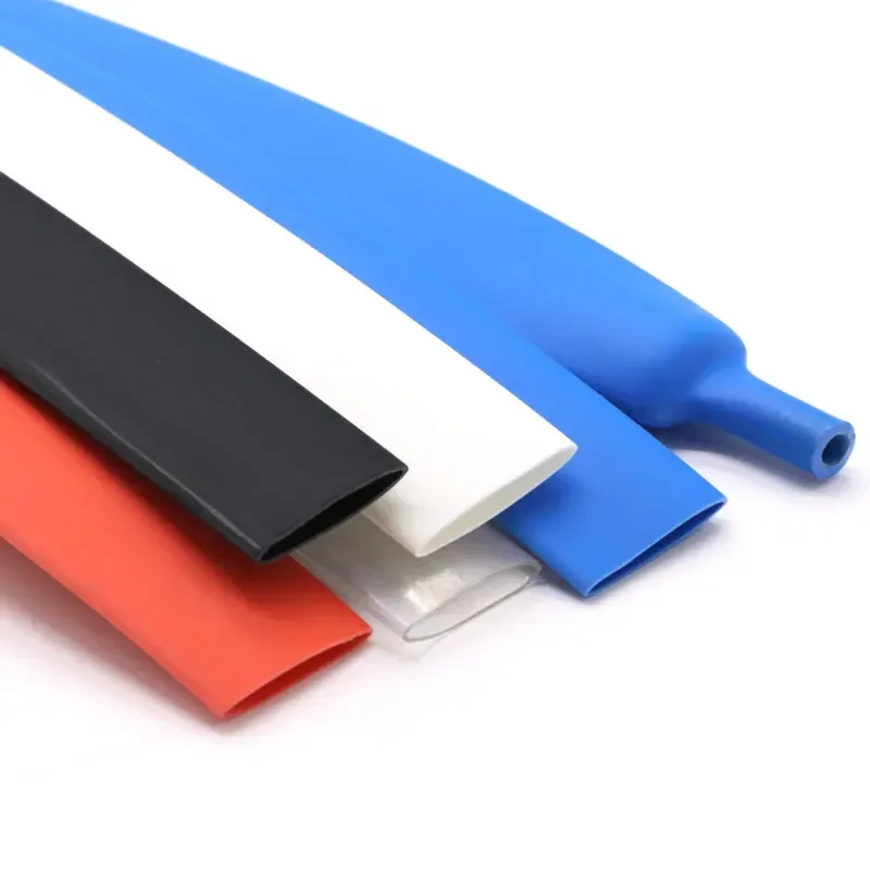 Heat Shrink Tube with Glue Adhesive Lined 4:1 Dual Wall Tubing Sleeve Wrap Wire Cable kit 4 6 8 12 16 20 24 32 40 52 mm 1 meter