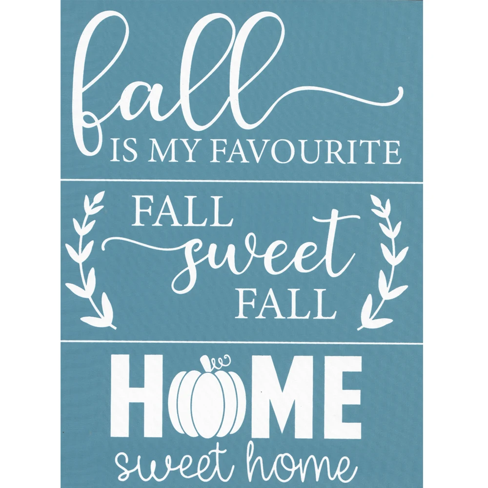 Fall Mesh Self-Adhesive Silk Screen Stencils, Home Decor Bag Craft Door Hanger Chalk Transfer Stencils