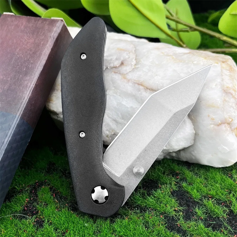 دائم KB 7506 EDC سكين للفرد 440C شفرة مع مقبض ألياف النايلون التخييم في الهواء الطلق التكتيكية الصيد السفر التنزه أداة المساعدة