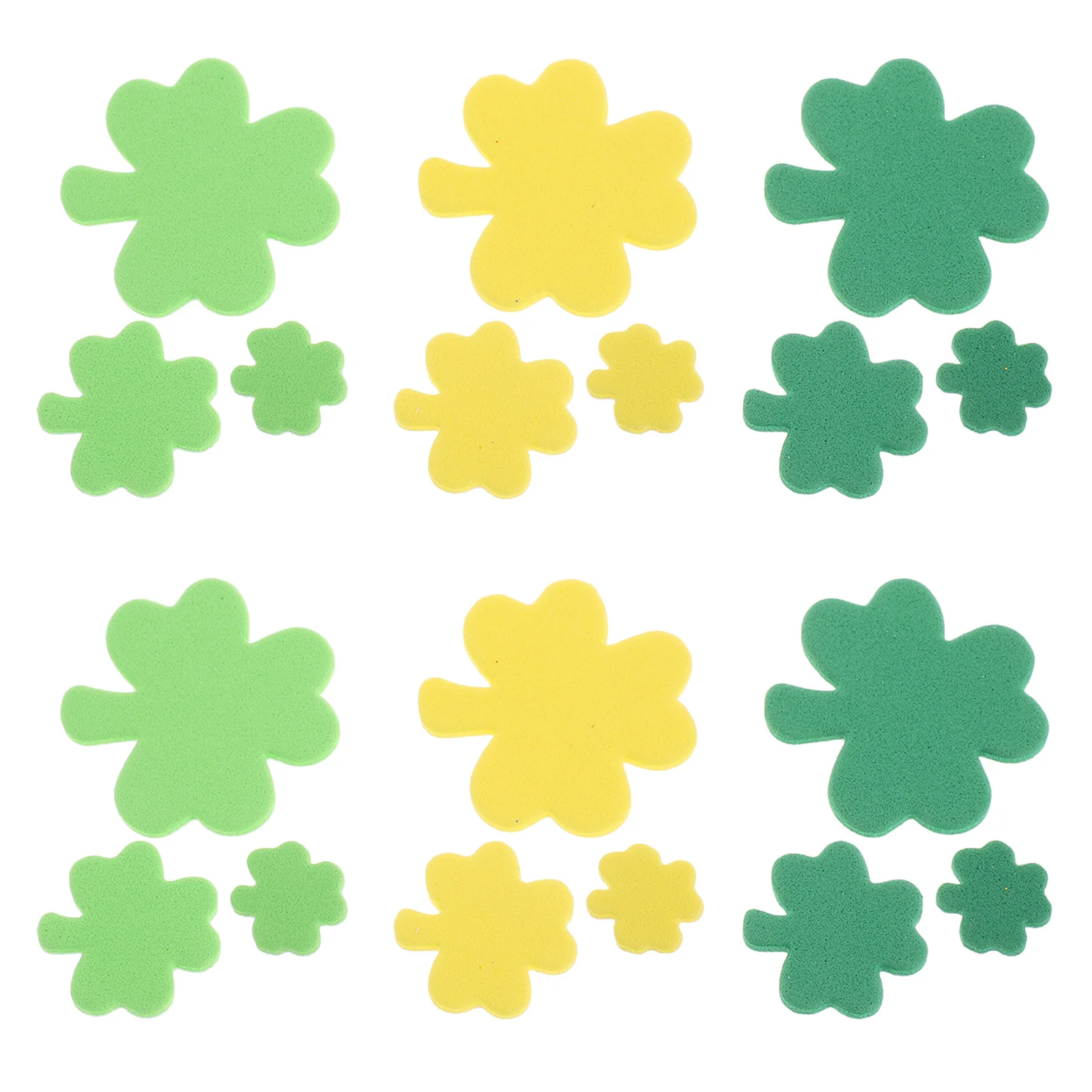 

240Pcs Irish Festival Shamrock Eva Stickers Soft Reusable Self Adhesive DIY Craft Supplies St Patrick's Day Decor