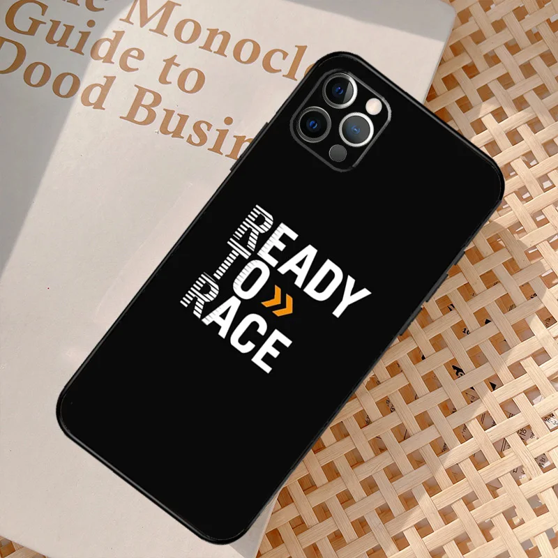 Fashion Ready To Race Case For iPhone 16 12 11 13 14 15 Pro Max Mini XR X XS MAX 5S Plus Cover