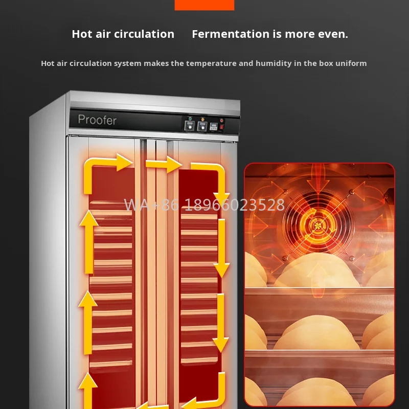 

Temperature Digital Display Fermentation Dough for Cake Large Capacity Commercial Use 16-Layer Steamed Bun Proofing Box