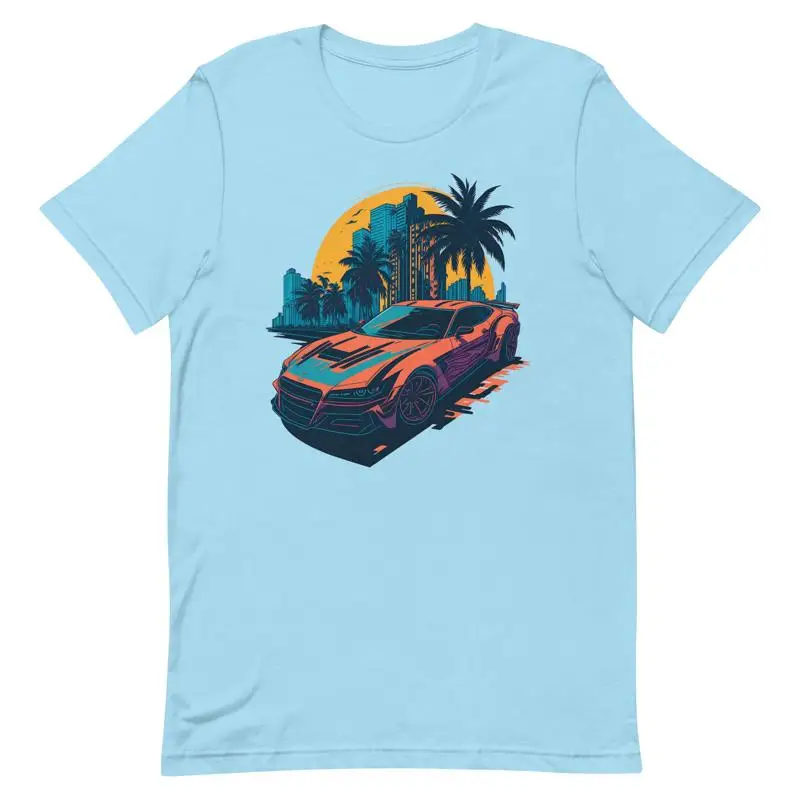 تي شيرت سيارة رياضية فاخرة