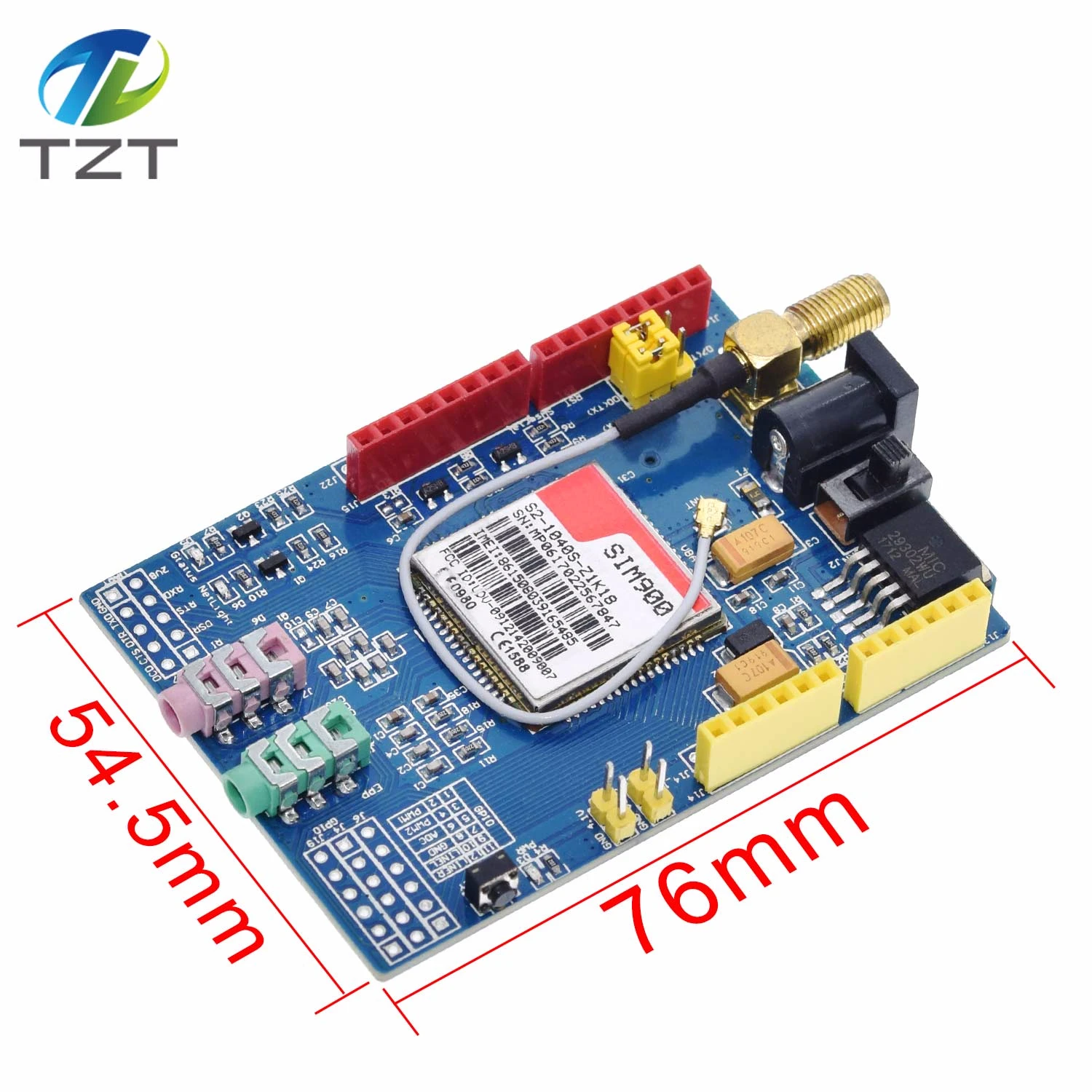 SIM900 850/900/1800/1900 MHz GPRS/GSM Development Board Module Kit For Arduino