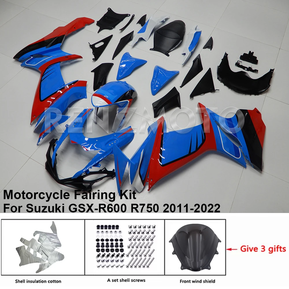 

Комплект для кузова мотоцикла, обтекатель для Suzuki GSX-R600 R750 2011-2022, высококачественный корпус из АБС-пластика