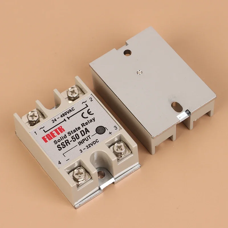 Single-phase Solid-state Relay SSR-25DA 10 25 40 50 DC Control AC 220v25A Small Solid