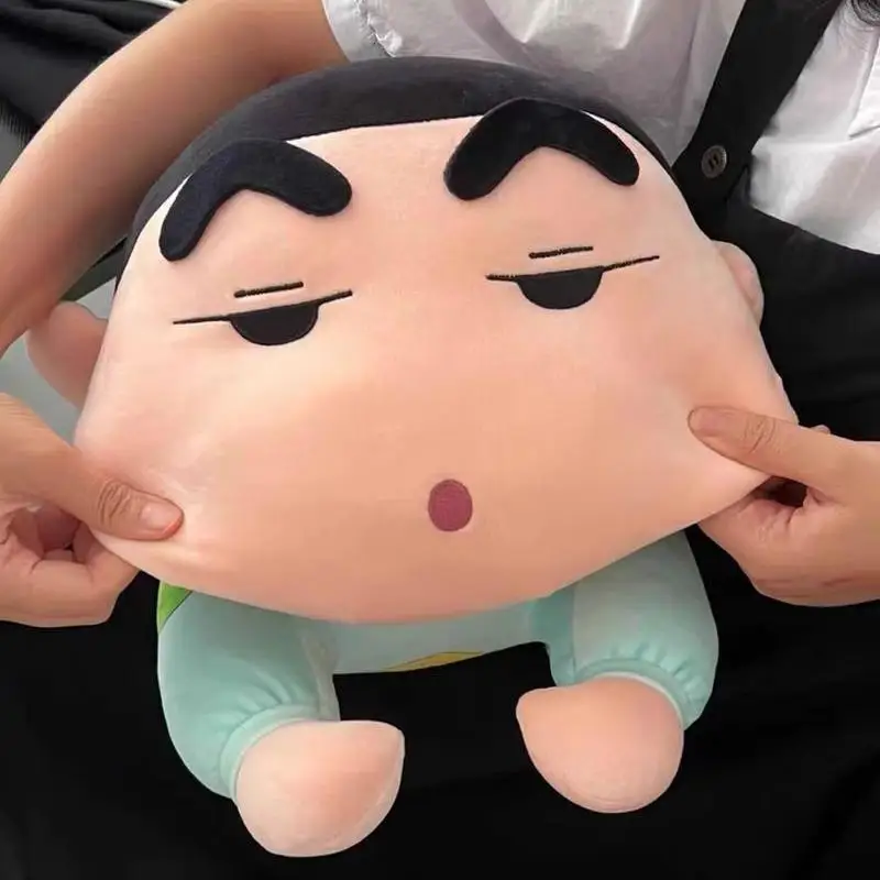 

Original Crayon Shin Chan Plush Toy Big Size Lying Crayon Shin Chan Cartoon Stuffed Kawaii Doll Christmas Gifts Trendy Toys