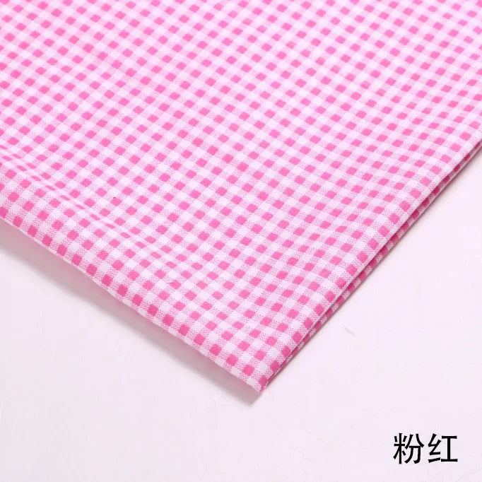 100cmx150cm Printed Grid Checked Plaid Tartan Polyester Fabric Cloth For Handmade DIY High Quality Cloth Material Children Kids