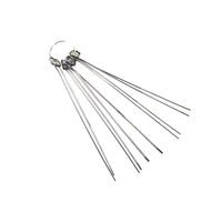 10 Stainless Steel Needle Set PCB Electronic Circuit Through Hole Needle Desoldering Welding Repair Tool 100mm 0.5-1.5mm 10 sets