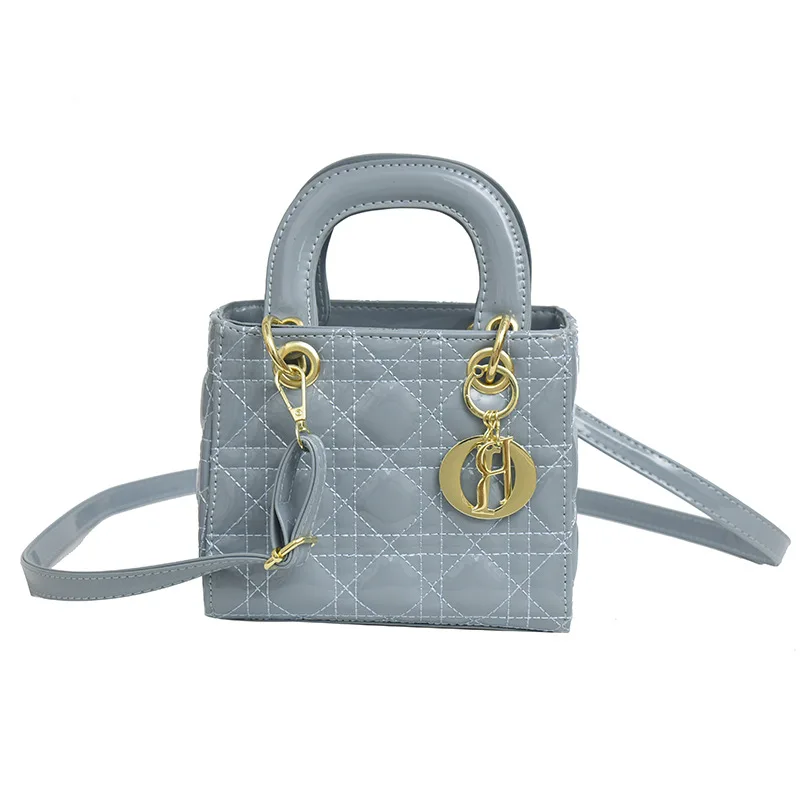 

Mini Quilted Shoulder Bag Fashion Versatile Shoulder Bag Trendy Chain Strap Shoulder Bag Magnetic Clasp Small Square Purse