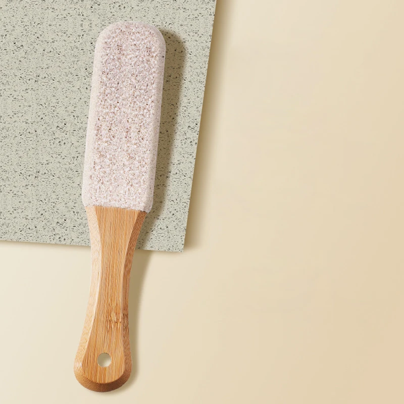 مزيل الكالس لملف القدم بمقبض خشبي ، جهاز تنظيف القدمين ، إزالة الجلد الميت ، الذرة الخشنة الجافة ، الكاشطة ، القدمين ، 1 ify #1