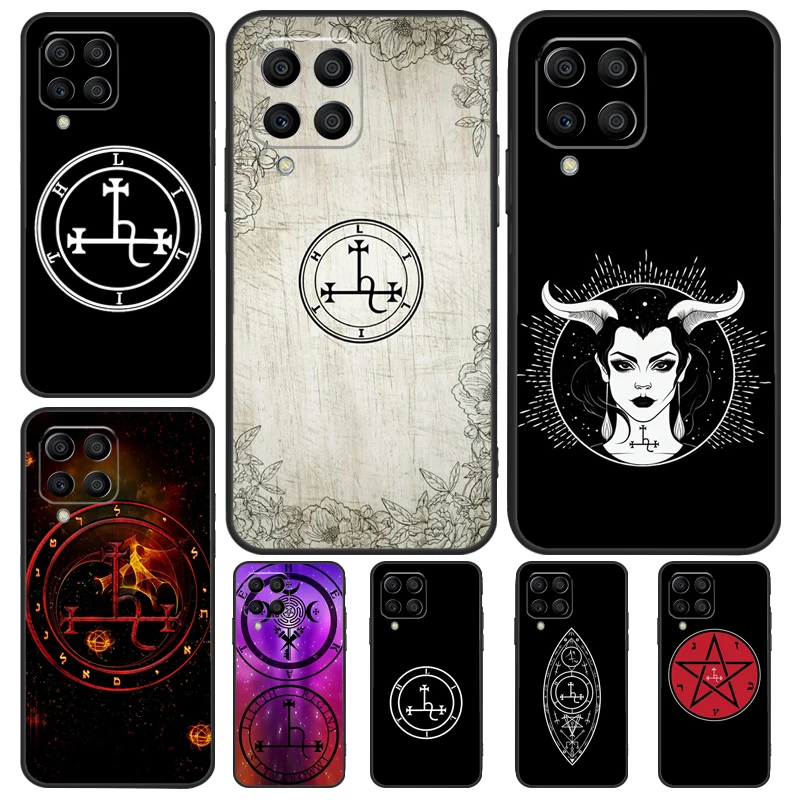 Sigil of Lilith Case For Samsung Galaxy M32 M52 M12 M22 M13 M23 M33 M53 M14 M34 M54 M31 M51 M20 M31s M30s