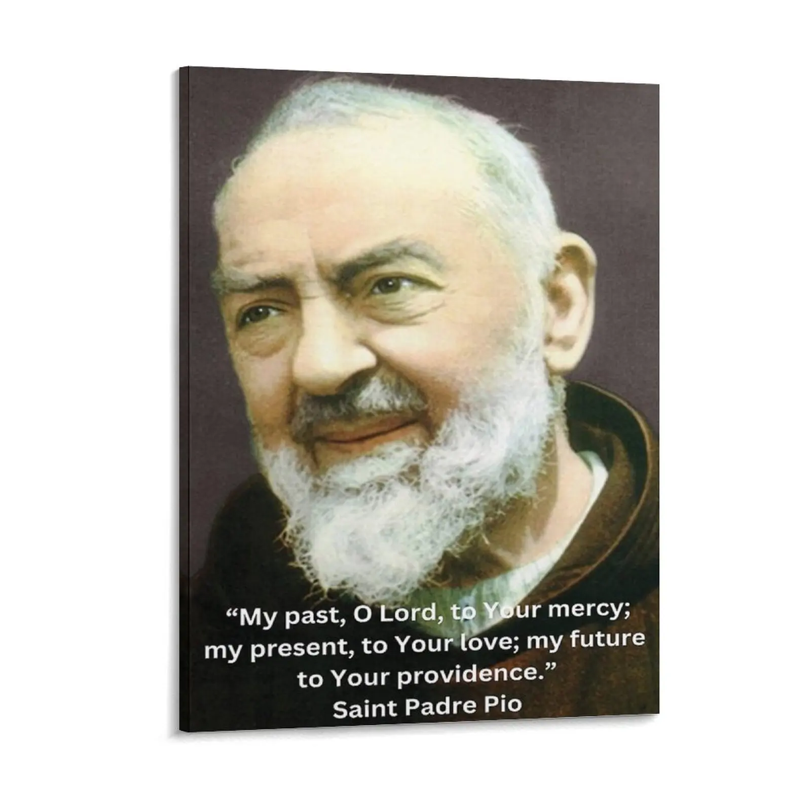 Saint Padre Pio St. Pai Pio Itália de Pietrelcina Hope Pintura em tela Placas impressas Decoração de parede Placas de pub Placas emolduradas