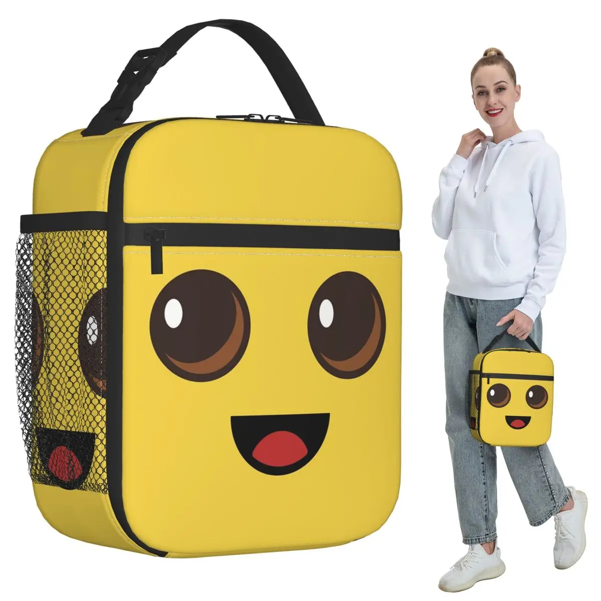 Peely Victory Royale Banana Insulated Lunch Bag for Kids School Cooler Thermal Food Box Tote Portable Lunch Boxes Container