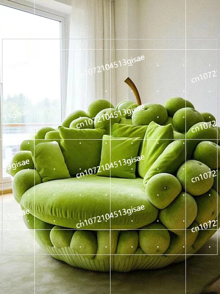 Household Fruit, Watermelon, Orange, Sofa Chair, Lazy Tatami, Single or Double Bedroom, Living Room, Balcony Chair